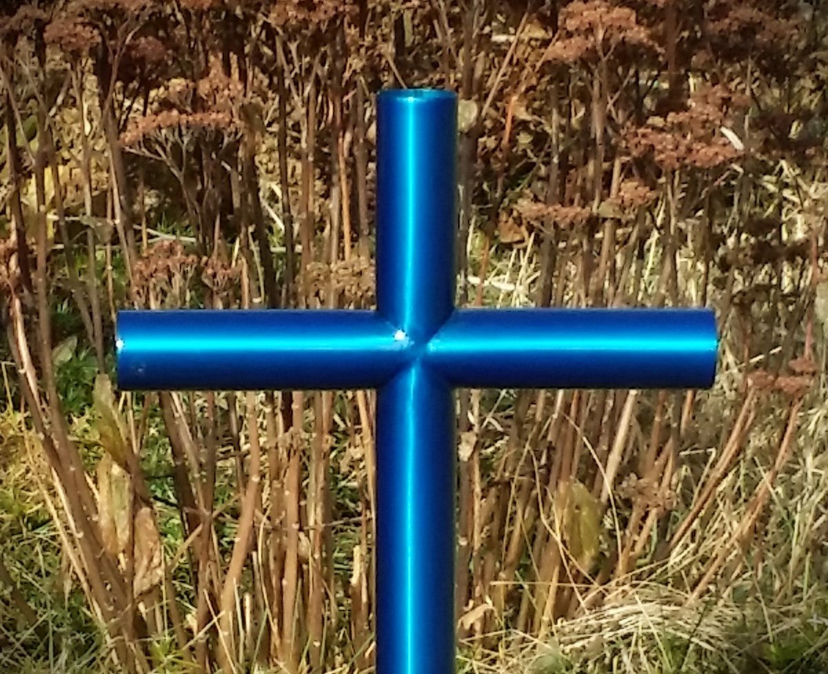 Memorial Everlasting Cross Garden Urn, Engrave For Loved One Lost To Uniquely Express Their Personality. Mother Lost, Father Lost or Pet Lost, Our Family Lost is Memorialized In This Monument Symbolism Of Our Love For Them. Add The Urn or Vase Option to Customize Who They Were