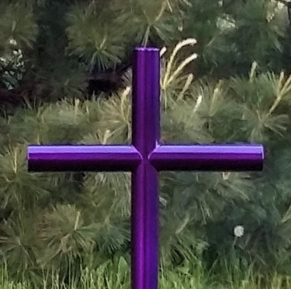 Close view of the small cross. It can be a Tribute to a Fallen Officer, Fallen Soldiers or Pet. Ashes can be preserved within the air-tight Everlasting Cross as an Urn and a Keepsake Memorial For All Passed. We process the lost uniquely and its very personal.  Their memory will not be forgotten. 
