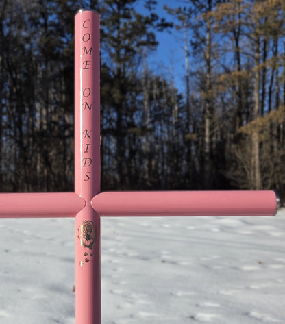 Everlasting Cross™ Powder Pink Memorial Cross