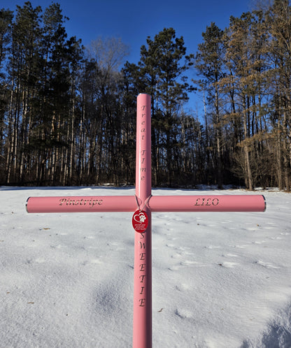 Everlasting Cross™ Powder Pink Memorial Cross