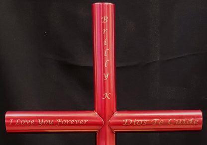 Everlasting Cross™ Berry Pink Memorial Cross